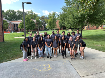 Student Staff Outside Group Photo